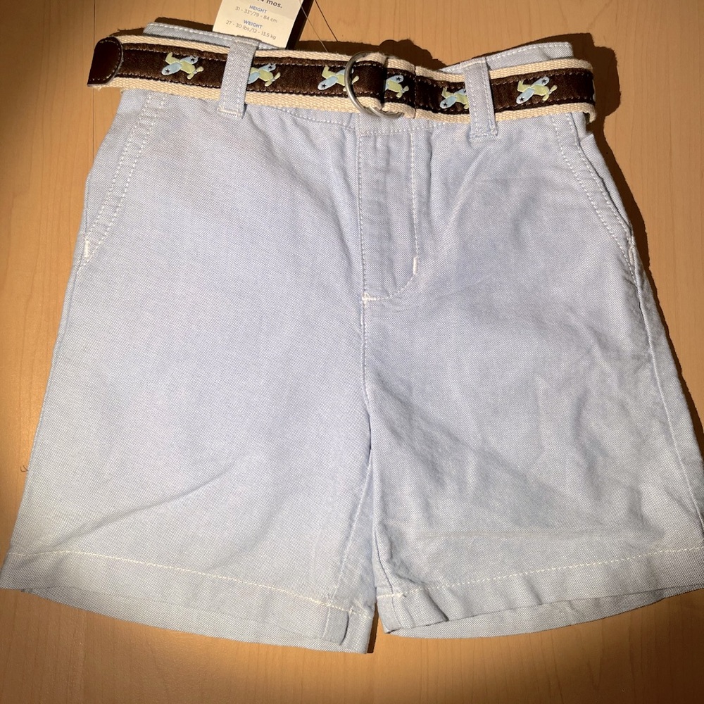 Gymboree light blue shorts - 18-24M
